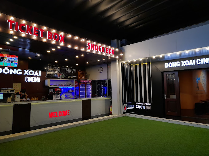 rạp chiếu phim đồng xoài cinema phía trước